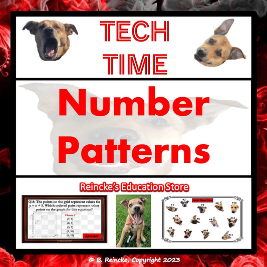 Number Patterns Tech Time (INTERACTIVE REVIEW GAME!) 5.4C & 5.4D