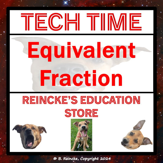 Equivalent Fractions Tech Time (Digital Math Review Game!)