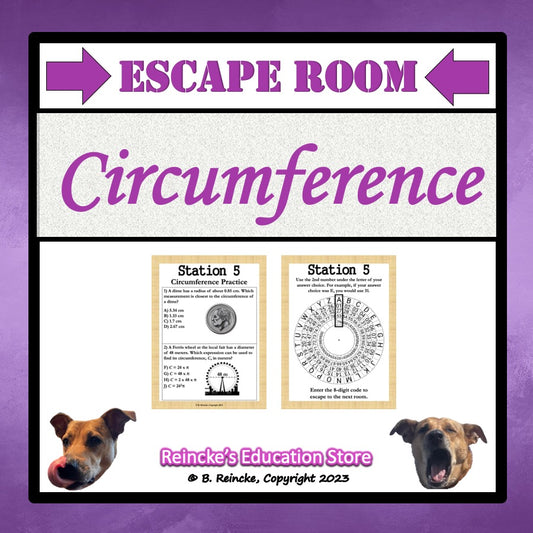 Circumference Escape Room (Digital or Paper)