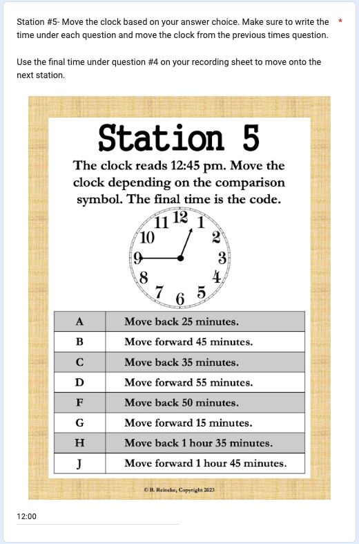 Elapsed Time Escape Room Game (Digital or Paper)