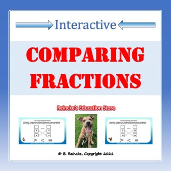 Comparing Fractions Digital Activity (Google Slides)