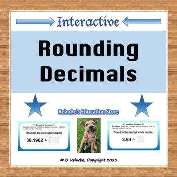 Rounding Decimals Digital Activity (Google Slides)