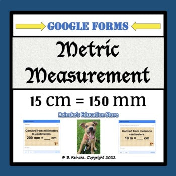 Metric Measurement Google Forms (Self-Grading)