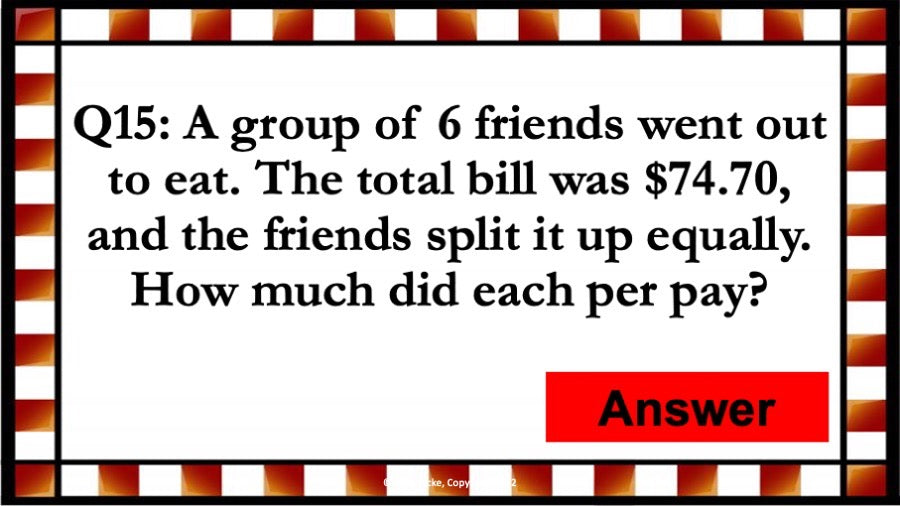 Multiplying & Dividing Decimals (by Whole Numbers) Tech Time (INTERACTIVE REVIEW GAME!)