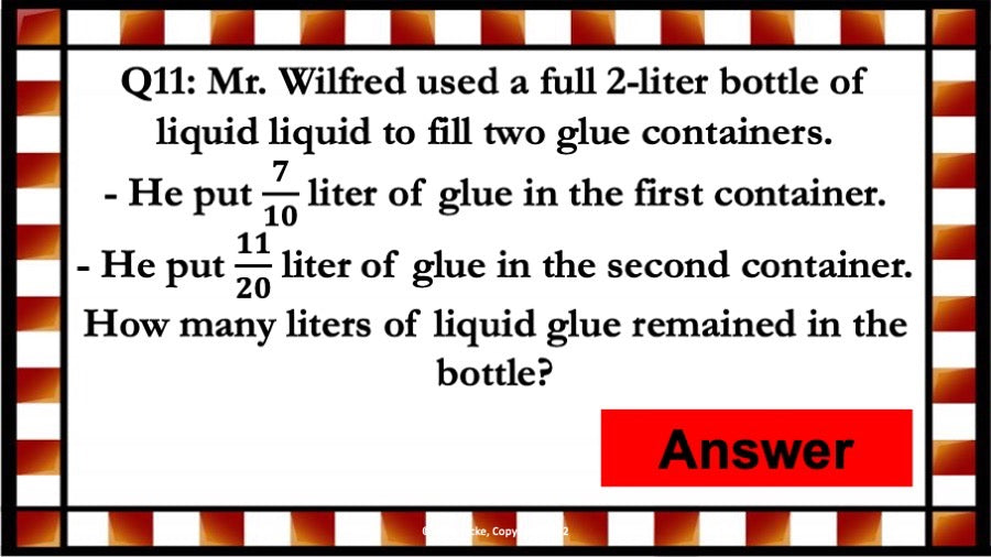 Fractions and Mixed Numbers Tech Time (Add, Subtract, Multiply, Divide)