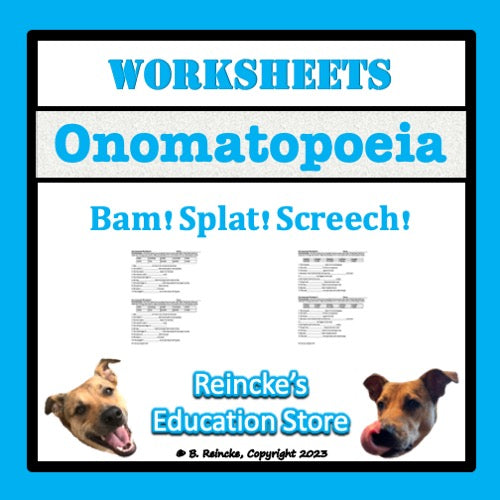 Onomatopoeia Worksheets