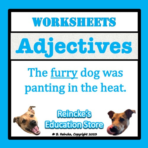 Adjectives Worksheets