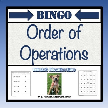 Order of Operations Bingo (30 pre-made cards!!!)