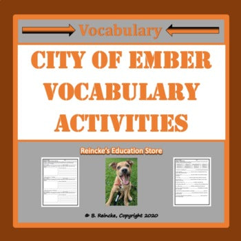 The City of Ember Vocabulary Activities