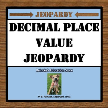 Decimal Place Value Jeopardy