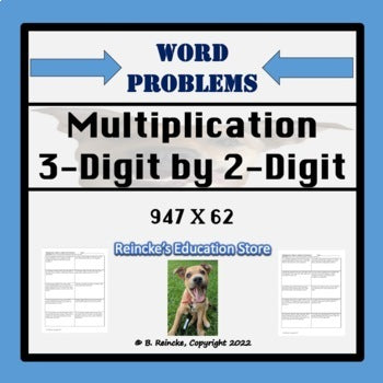 Multiplication Word Problems 3-digit by 2-digit