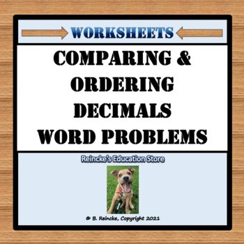Comparing and Ordering Decimals Word Problems