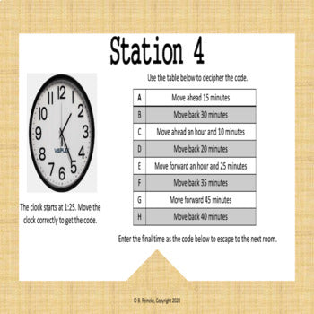 Multiplying Fractions, Whole, and Mixed Numbers Escape Room