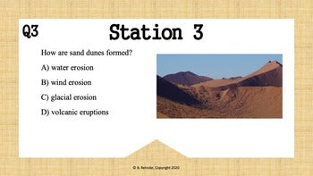 Changes to Land Escape Room (5.7B- Weathering, Erosion, and Deposition)