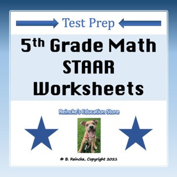 5th Grade Math STAAR Test Prep Worksheets