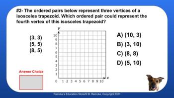 5th Grade Math STAAR Interactive Practice #1 (Digital- Google Slides)