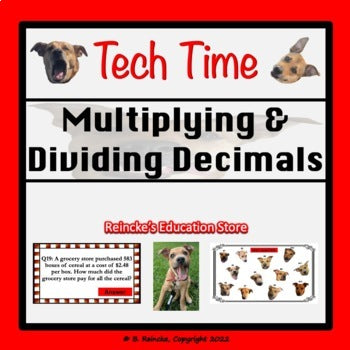 Multiplying and Dividing Decimals Tech Time (INTERACTIVE REVIEW GAME!)