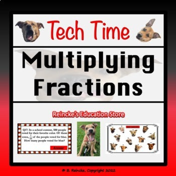 Multiplying Fractions Tech Time (INTERACTIVE REVIEW GAME!)