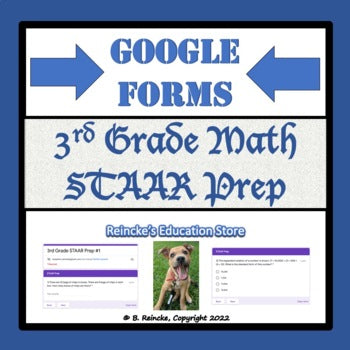 3rd Grade Math STAAR Prep Google Forms