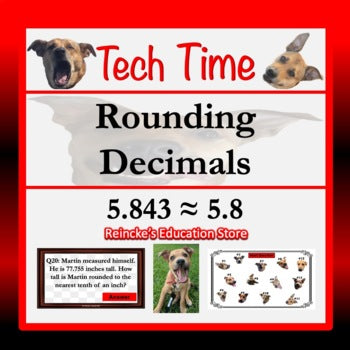 Rounding Decimals Tech Time (INTERACTIVE REVIEW GAME!)