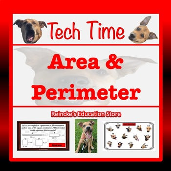 Area and Perimeter Tech Time (INTERACTIVE REVIEW GAME!)