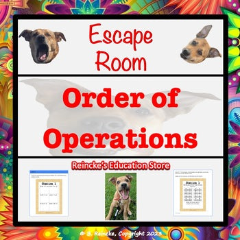 Order of Operations Escape Room (Digital or Paper)