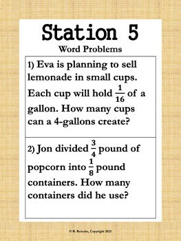 Dividing Fractions Escape Room (Digital or Paper)