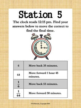 Dividing Fractions Escape Room (Digital or Paper)