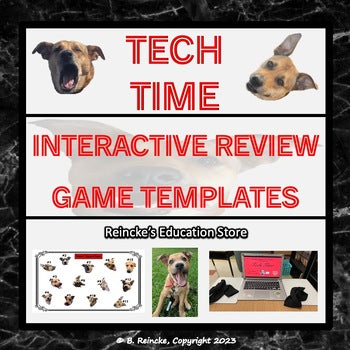 Tech Time Interactive Review Game Templates (PowerPoint or Google Slides)